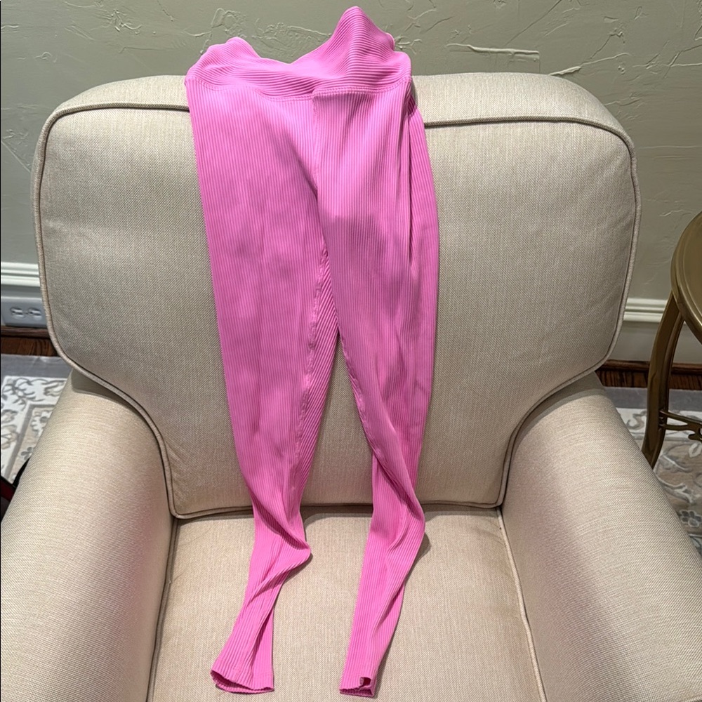 Pink year of ours ribbed leggings